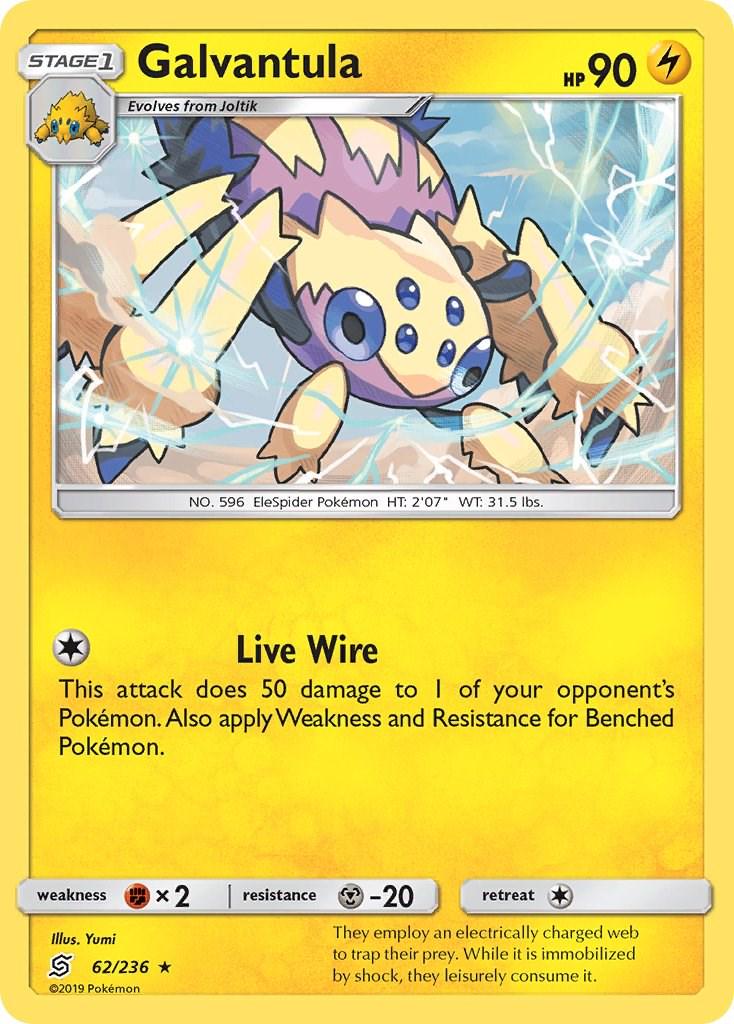 Galvantula #62 Pokemon Unified Minds