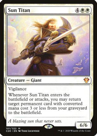 Sun Titan Magic Commander 2020