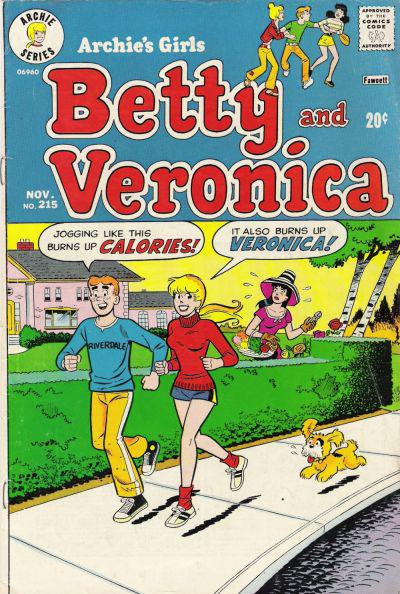 Archie's Girls Betty and Veronica #215 (1973) Comic Books Archie's Girls Betty and Veronica