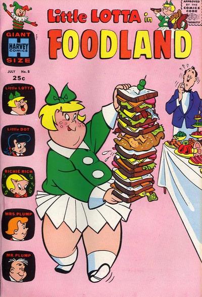 Little Lotta Foodland #8 (1965) Comic Books Little Lotta Foodland