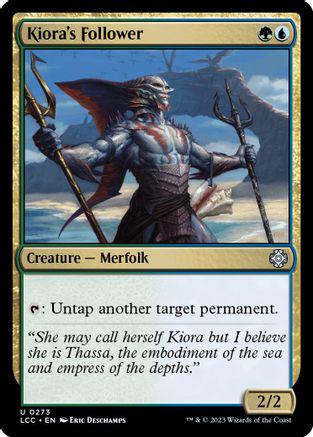Kiora's Follower #273 Magic Lost Caverns of Ixalan Commander