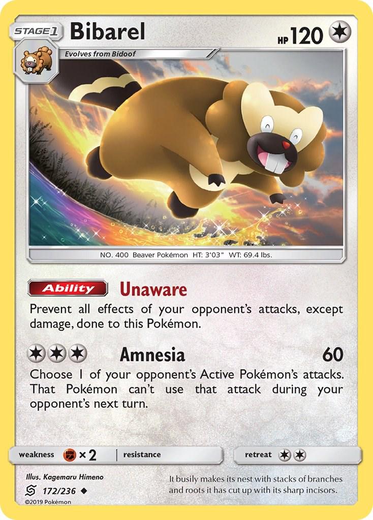 Bibarel #172 Pokemon Unified Minds