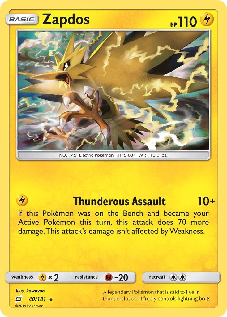 Zapdos #40 Pokemon Team Up