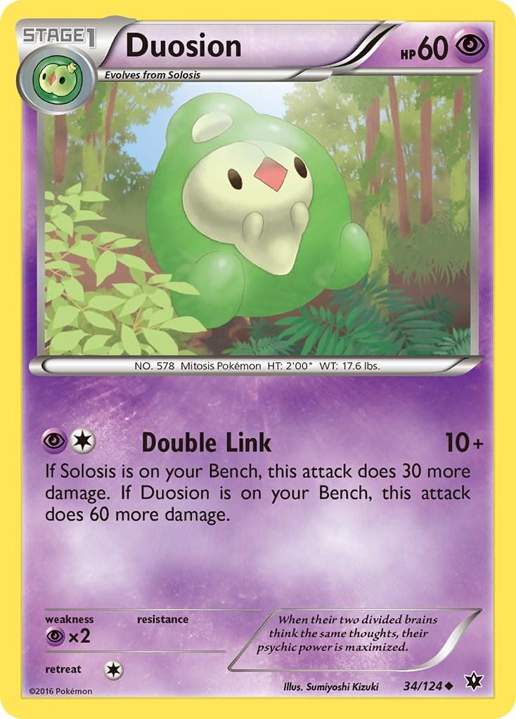 Duosion #34 Pokemon Fates Collide