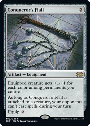 Conqueror's Flail #302 Magic Double Masters 2022