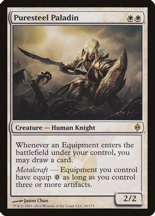 Puresteel Paladin #20 Magic New Phyrexia
