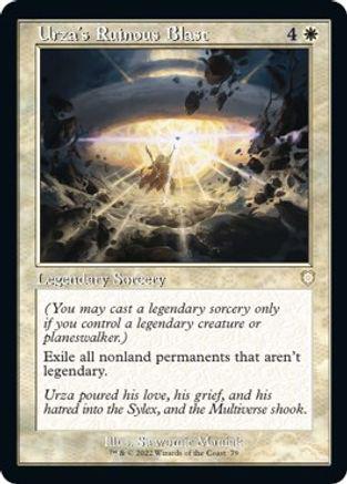 Urza's Ruinous Blast Magic Brother's War Commander
