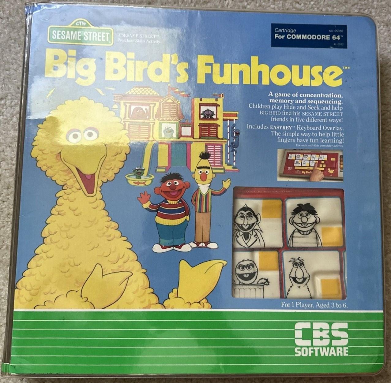 Big Bird's Funhouse Commodore 64