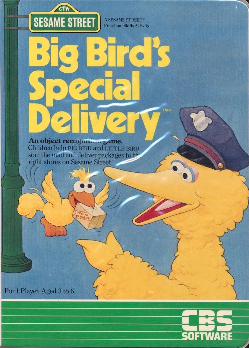 Big Bird's Special Delivery Atari 400