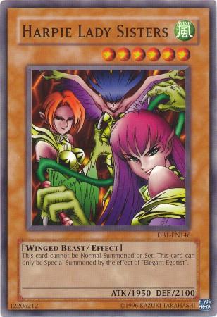 Harpie Lady Sisters DB1-EN146 YuGiOh Dark Beginning 1