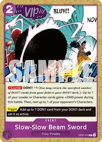 Slow-Slow Beam Sword OP07-076 One Piece 500 Years in the Future