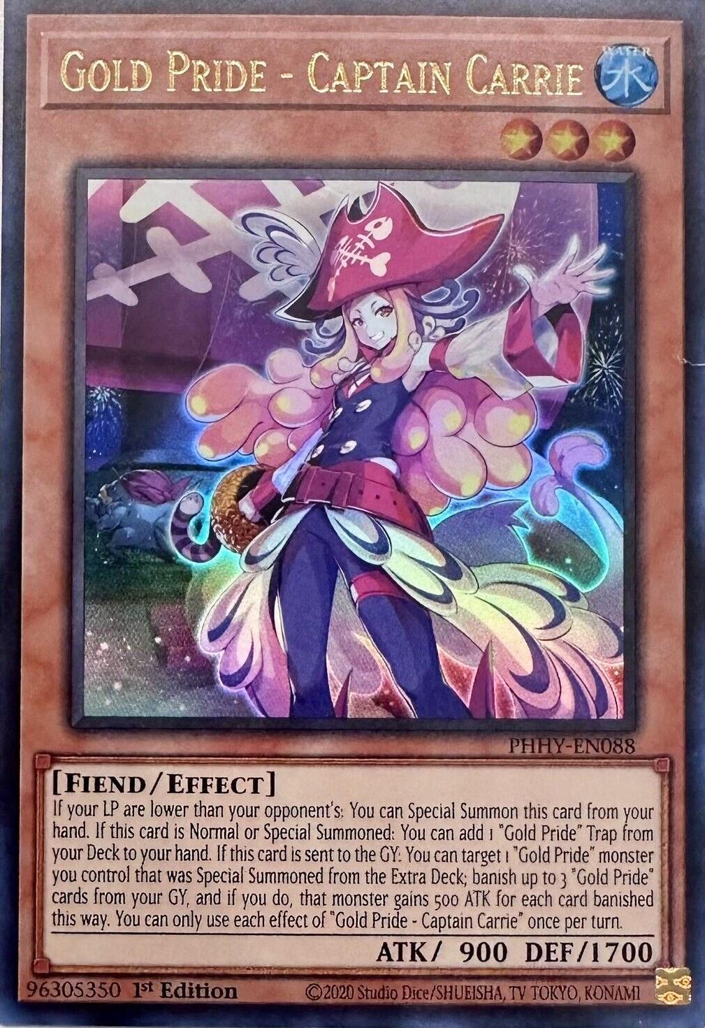 Gold Pride - Captain Carrie PHHY-EN088 YuGiOh Photon Hypernova