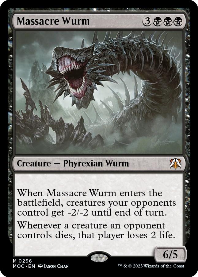 Massacre Wurm #256 Magic March of the Machine Commander