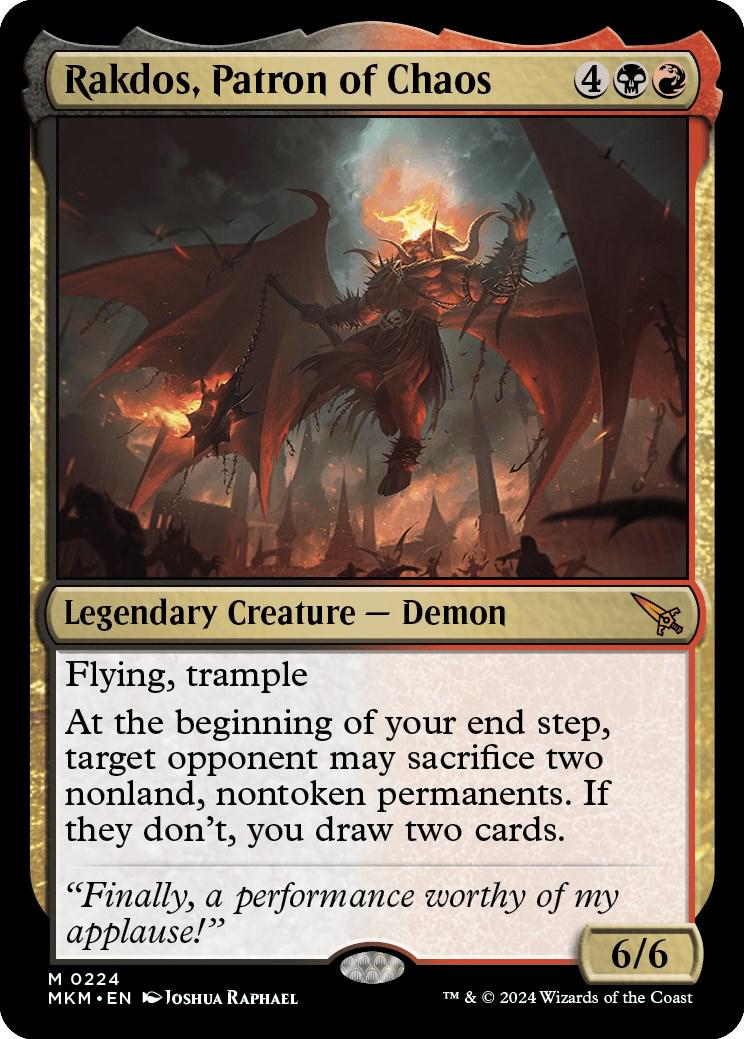 Rakdos, Patron of Chaos #224 Magic Murders at Karlov Manor