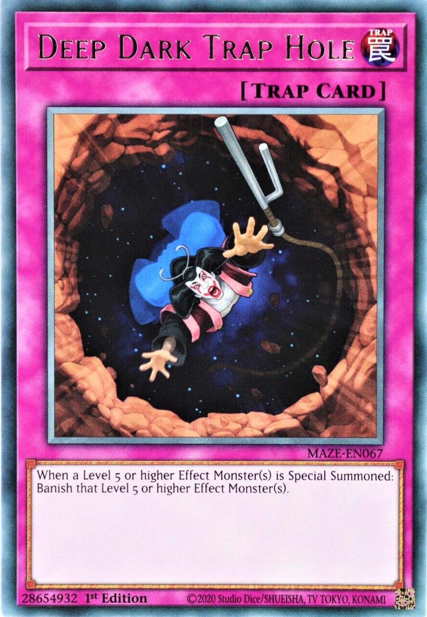 Deep Dark Trap Hole MAZE-EN067 YuGiOh Maze of Memories