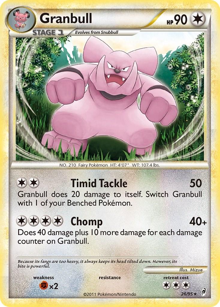 Granbull #26 Pokemon Call of Legends