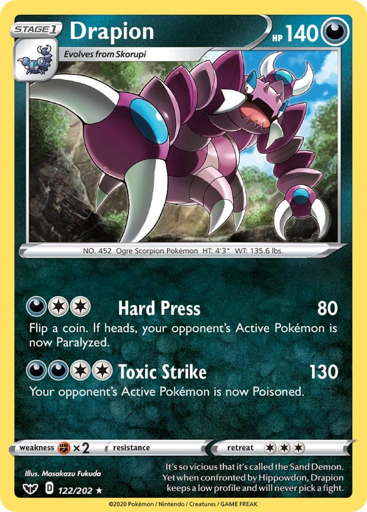 Drapion #122 Pokemon Sword & Shield