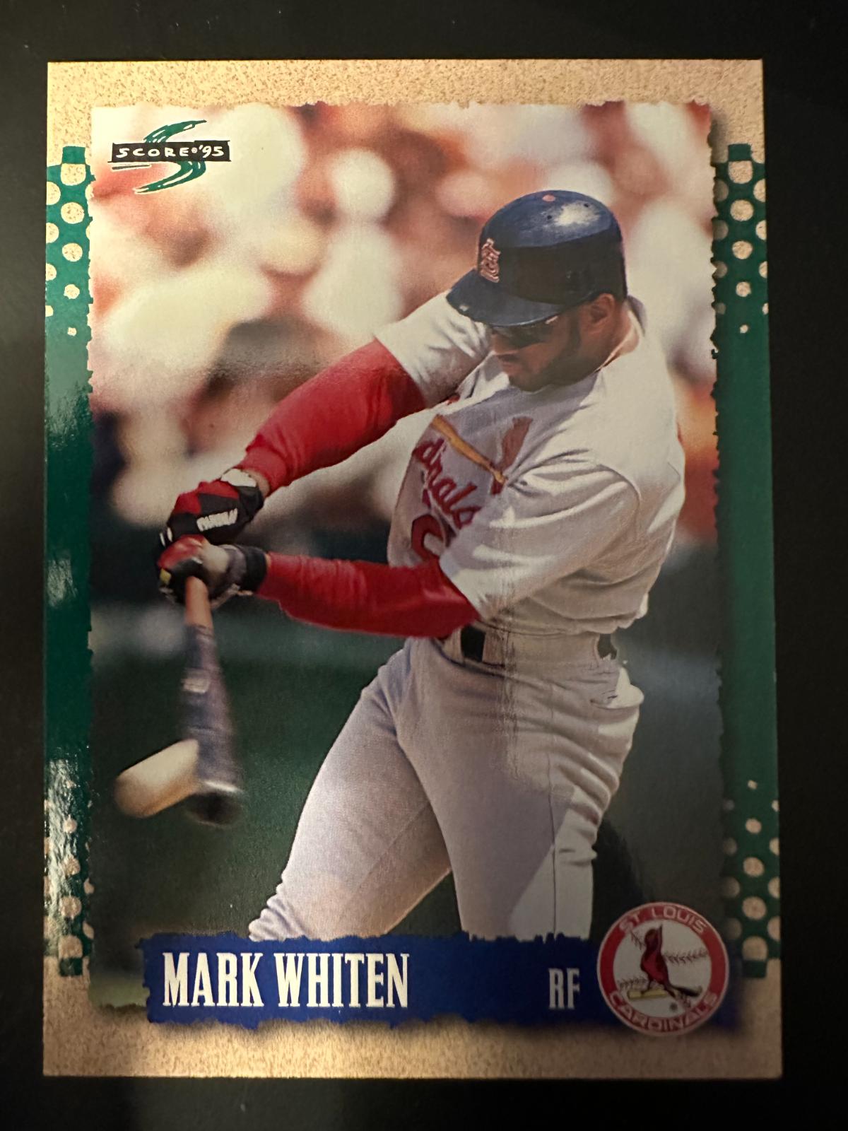 Mark Whiten #376 Baseball Cards 1995 Score