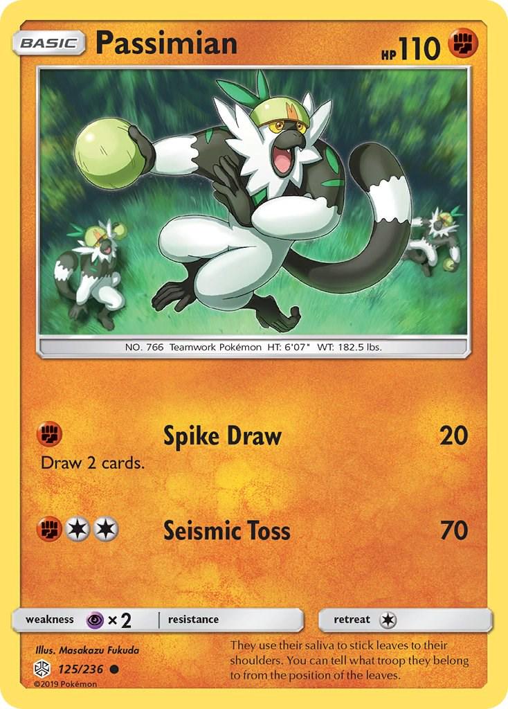 Passimian #125 Pokemon Cosmic Eclipse