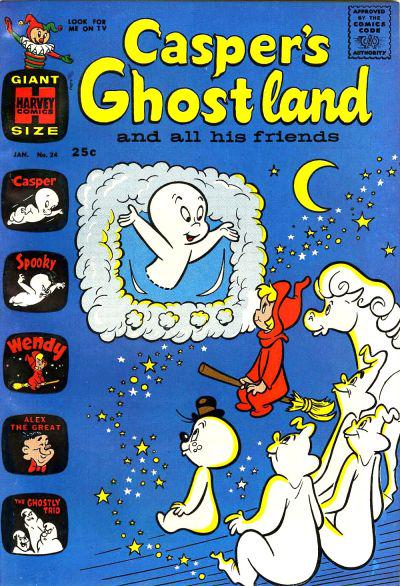 Casper's Ghostland #24 (1965) Comic Books Casper's Ghostland