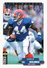 Darick Holmes #8 Football Cards 1995 Collector's Choice Update Postseason Heroics Prices