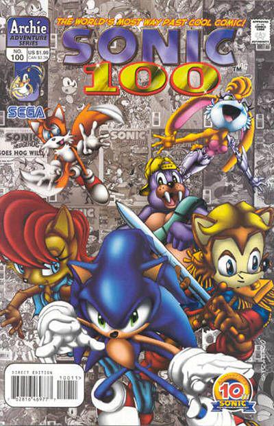 Sonic the Hedgehog #100 (2001) Comic Books Sonic the Hedgehog