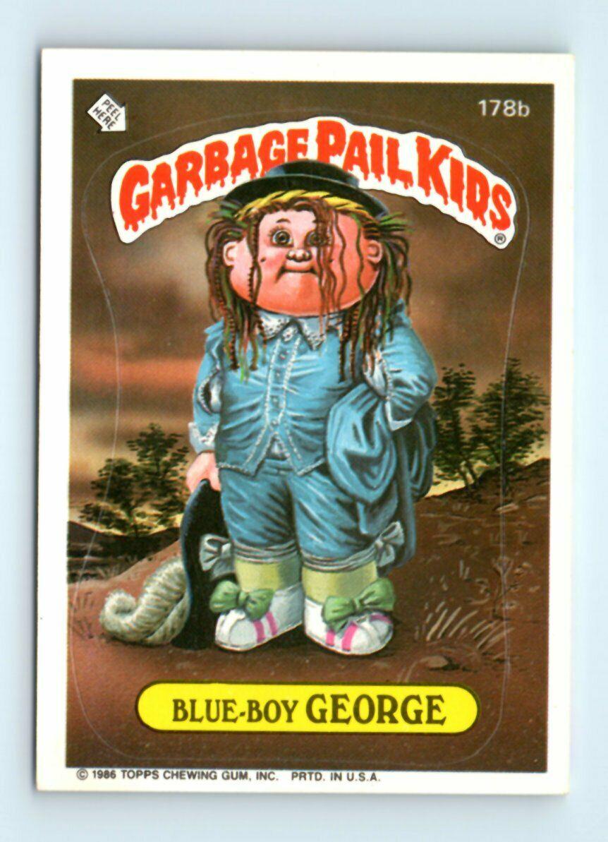 Blue-Boy GEORGE #178b 1986 Garbage Pail Kids