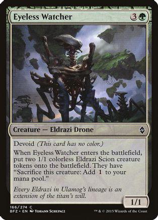 Eyeless Watcher #166 Magic Battle for Zendikar