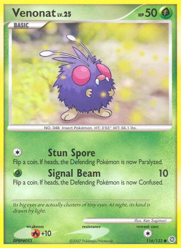 Venonat #116 Pokemon Secret Wonders