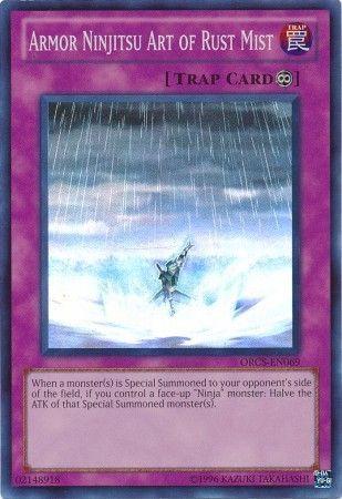 Armor Ninjitsu Art of Rust Mist ORCS-EN069 YuGiOh Order of Chaos