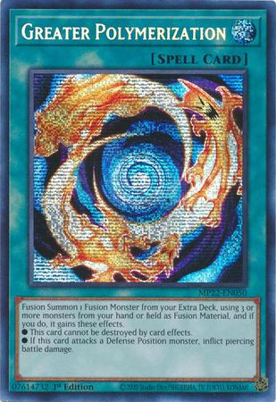 Greater Polymerization MP22-EN050 YuGiOh 2022 Tin of the Pharaoh's Gods Mega Pack