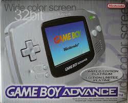Platinum Gameboy Advance System PAL GameBoy Advance