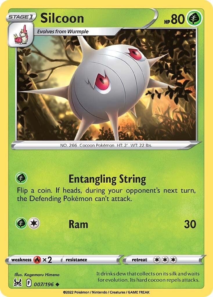 Silcoon #7 Pokemon Lost Origin