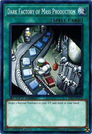 Dark Factory of Mass Production SS03-ENB22 YuGiOh Speed Duel Starter Decks: Ultimate Predators