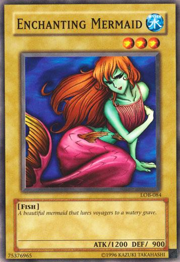 Enchanting Mermaid LOB-084 YuGiOh Legend of Blue Eyes White Dragon
