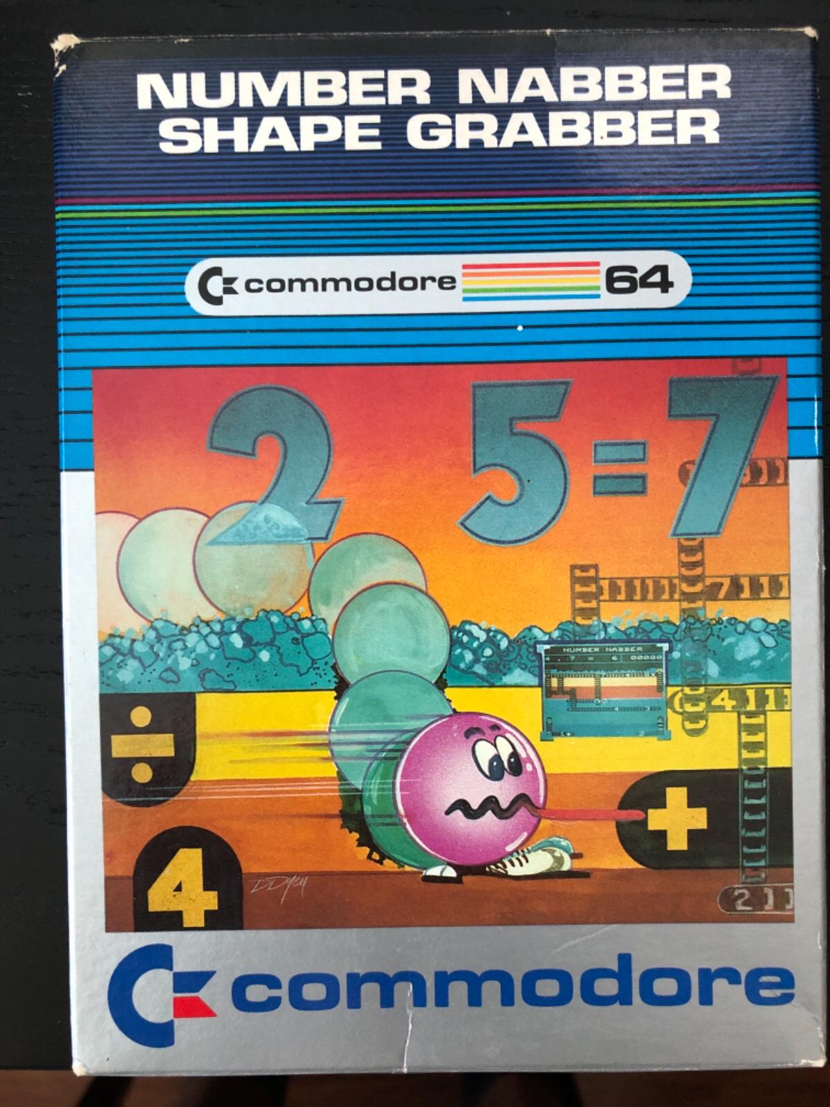 Number Nabber Shape Grabber Commodore 64