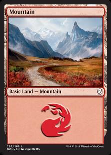 Mountain #262 Magic Dominaria