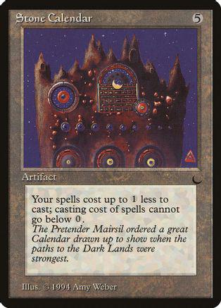 Stone Calendar Magic The Dark