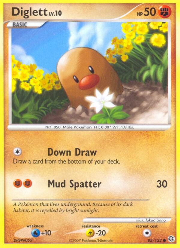 Diglett #85 Pokemon Secret Wonders