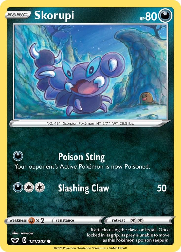 Skorupi #121 Pokemon Sword & Shield