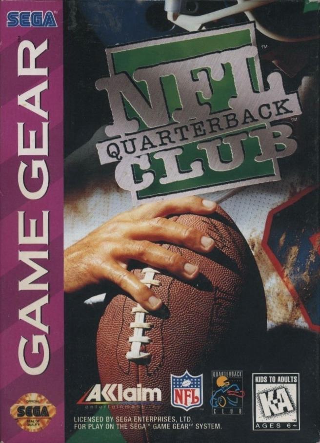 NFL Quarterback Club 95 Sega Game Gear
