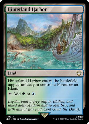 Hinterland Harbor #317 Magic Lord of the Rings Commander
