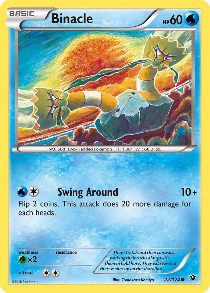 Binacle #22 Pokemon Fates Collide