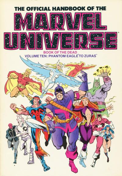 Official Handbook of the Marvel Universe #10 (1987) Comic Books Official Handbook of the Marvel Universe