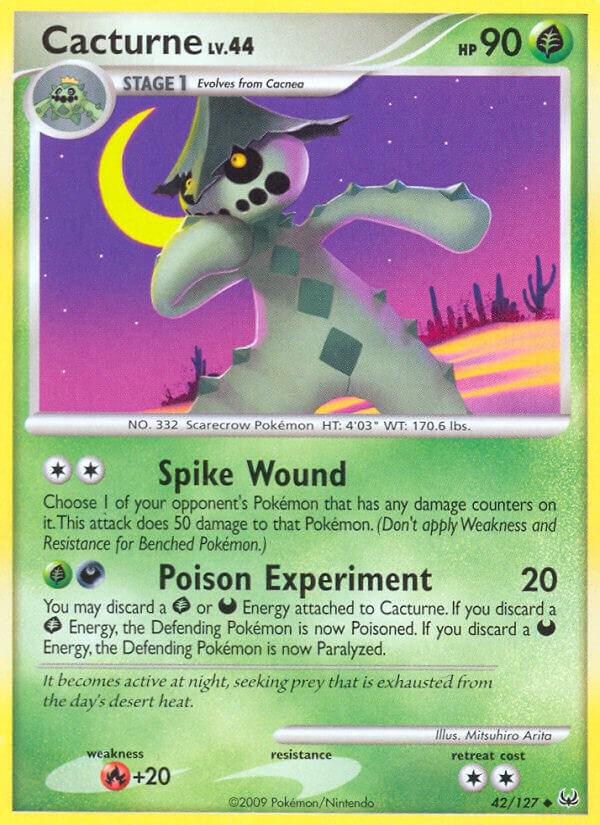 Cacturne #42 Pokemon Platinum