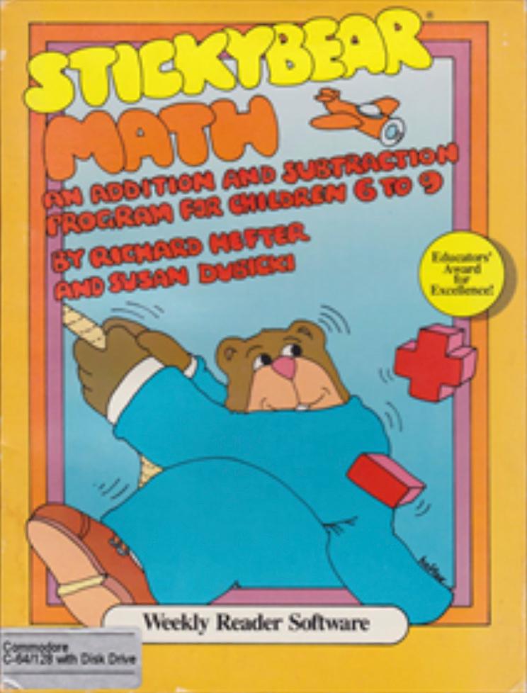 Stickybear Math Commodore 64