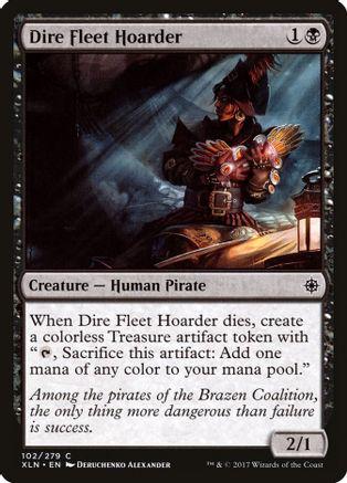 Dire Fleet Hoarder #102 Magic Ixalan