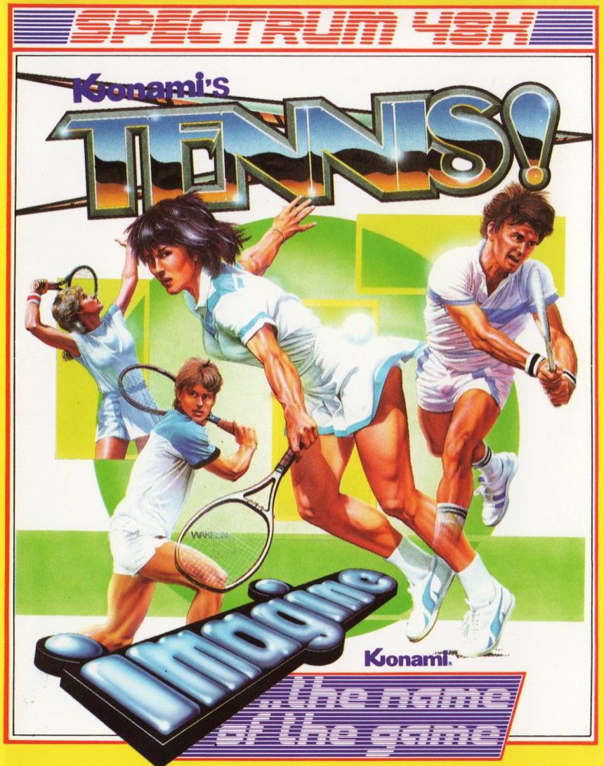 Konami's Tennis ZX Spectrum