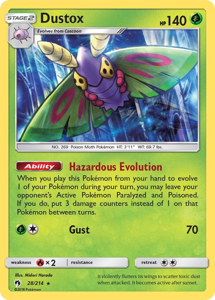 Dustox #28 Pokemon Lost Thunder