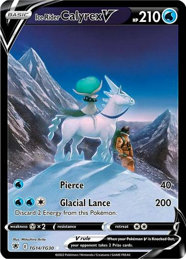 Ice Rider Calyrex V #TG14 Cover Art